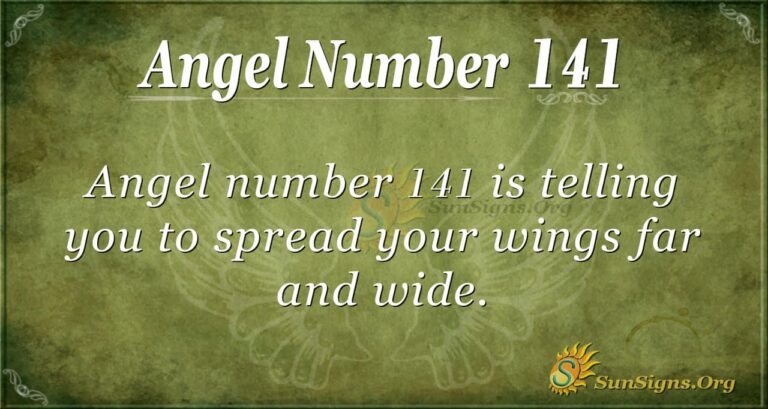 141 Angel Number Meaning