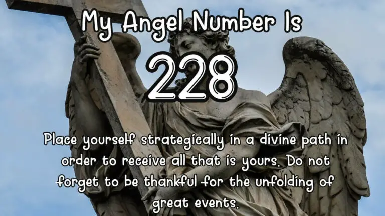 228 Angel Number Meaning