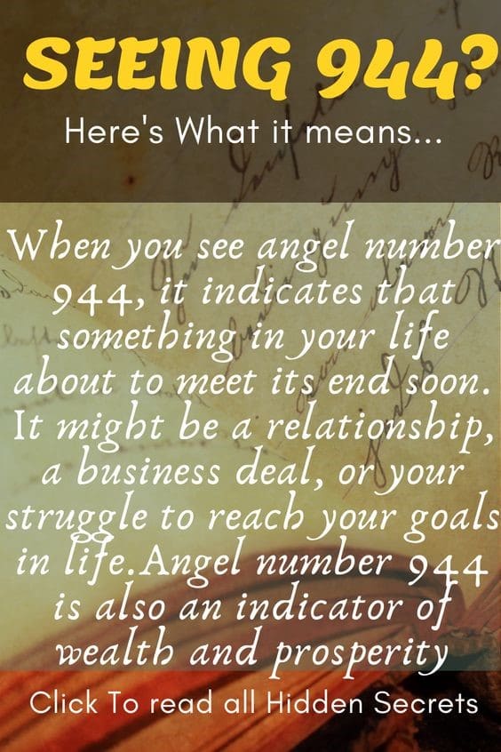 944 Angel Number Meaning