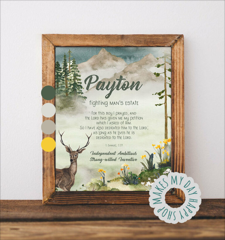 Biblical Meaning of the Name Payton
