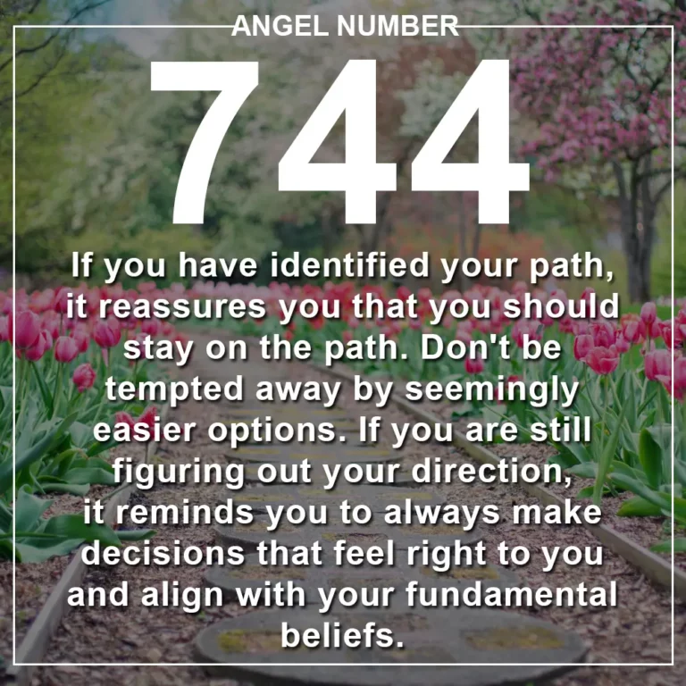 744 Angel Number Meaning