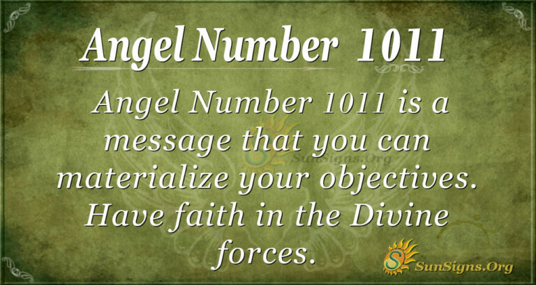 Angel Number 1011 Meaning