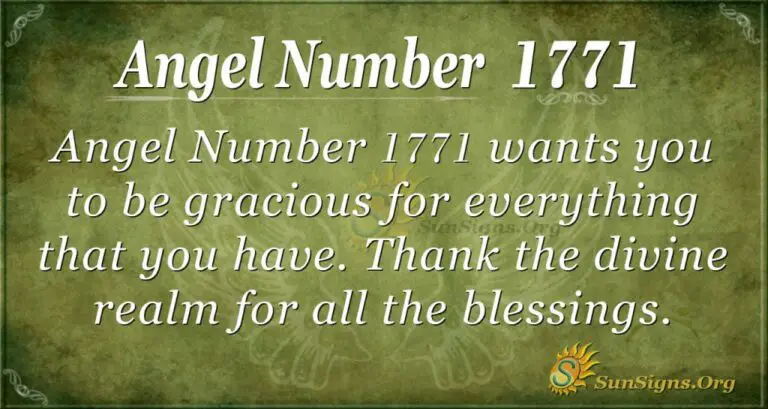 1771 Angel Number Meaning