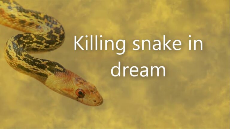 Biblical Meaning of Killing a Snake in a Dream: Spiritual Victory and Renewal