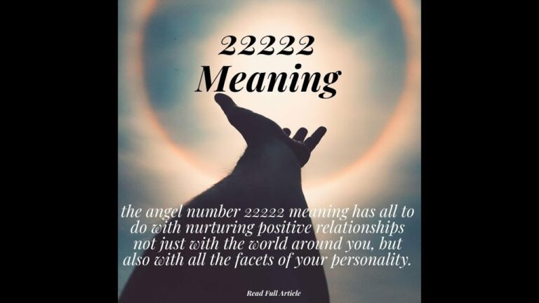 22222 Angel Number Meaning