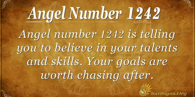 1242 Angel Number Meaning