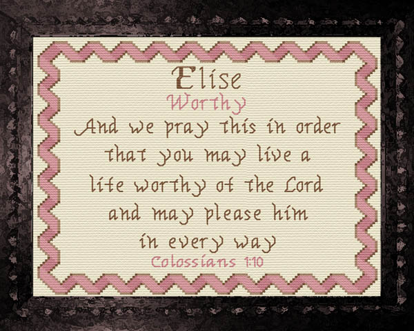Biblical Meaning of Elise