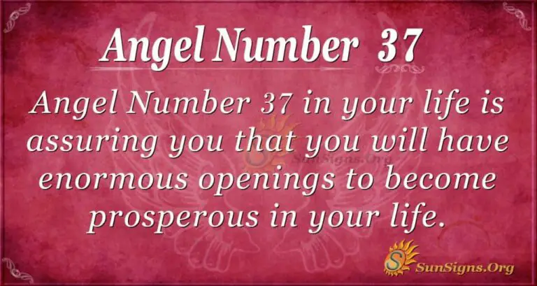 37 Angel Number Meaning