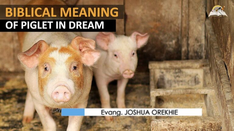 Biblical Meaning of Pigs in Dreams: Understanding Spiritual Symbols