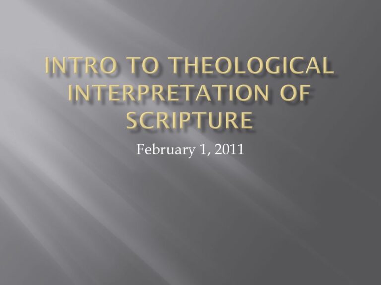 Biblical Meaning of February
