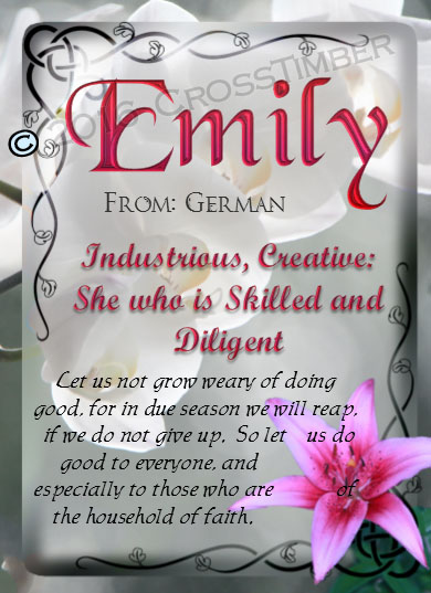 Biblical Meaning of Emily: Exploring Spiritual Virtues and Significance