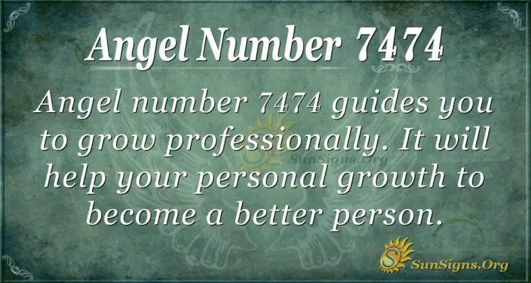 7474 Angel Number Meaning