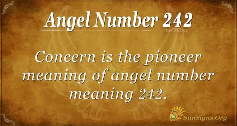 242 Angel Number Meaning