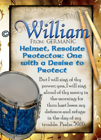 Biblical Meaning of William