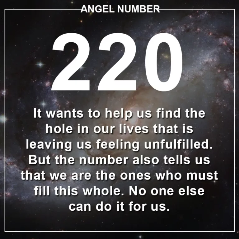 220 Angel Number Meaning