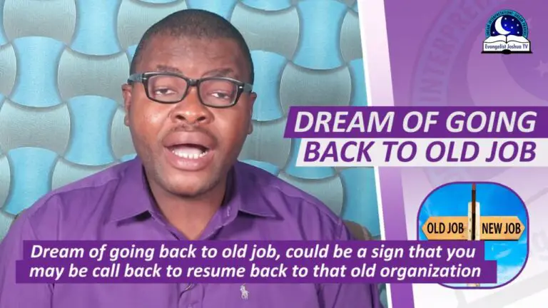 Biblical Meaning of Dreaming of an Old Job