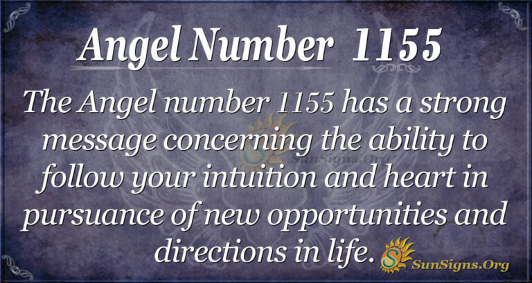 Angel Number 1155 Meaning