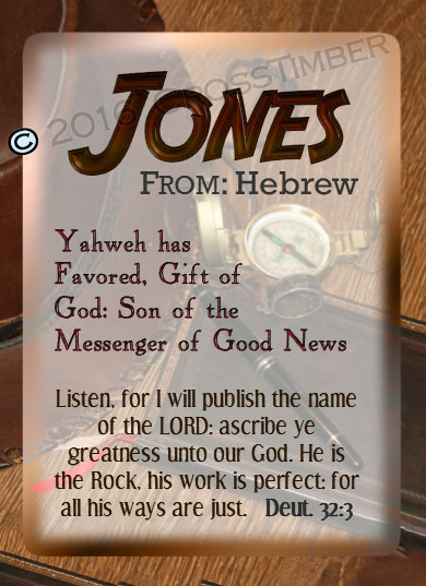 The Biblical Meaning of the Name Jones: Grace and Legacy