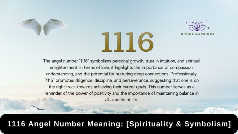 1116 Angel Number Meaning: [Spirituality & Symbolism]