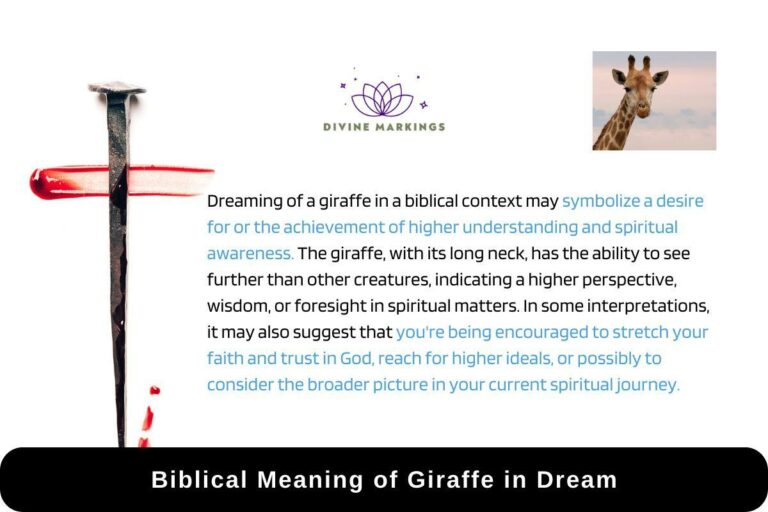 Biblical Meaning of Giraffe in Dream