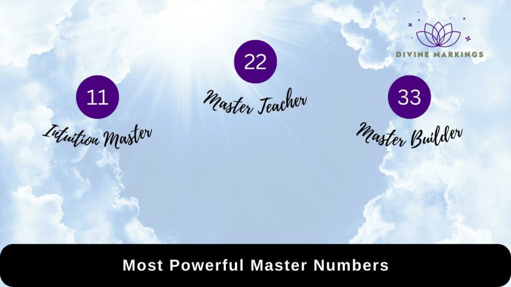3 Most Powerful Master Numbers