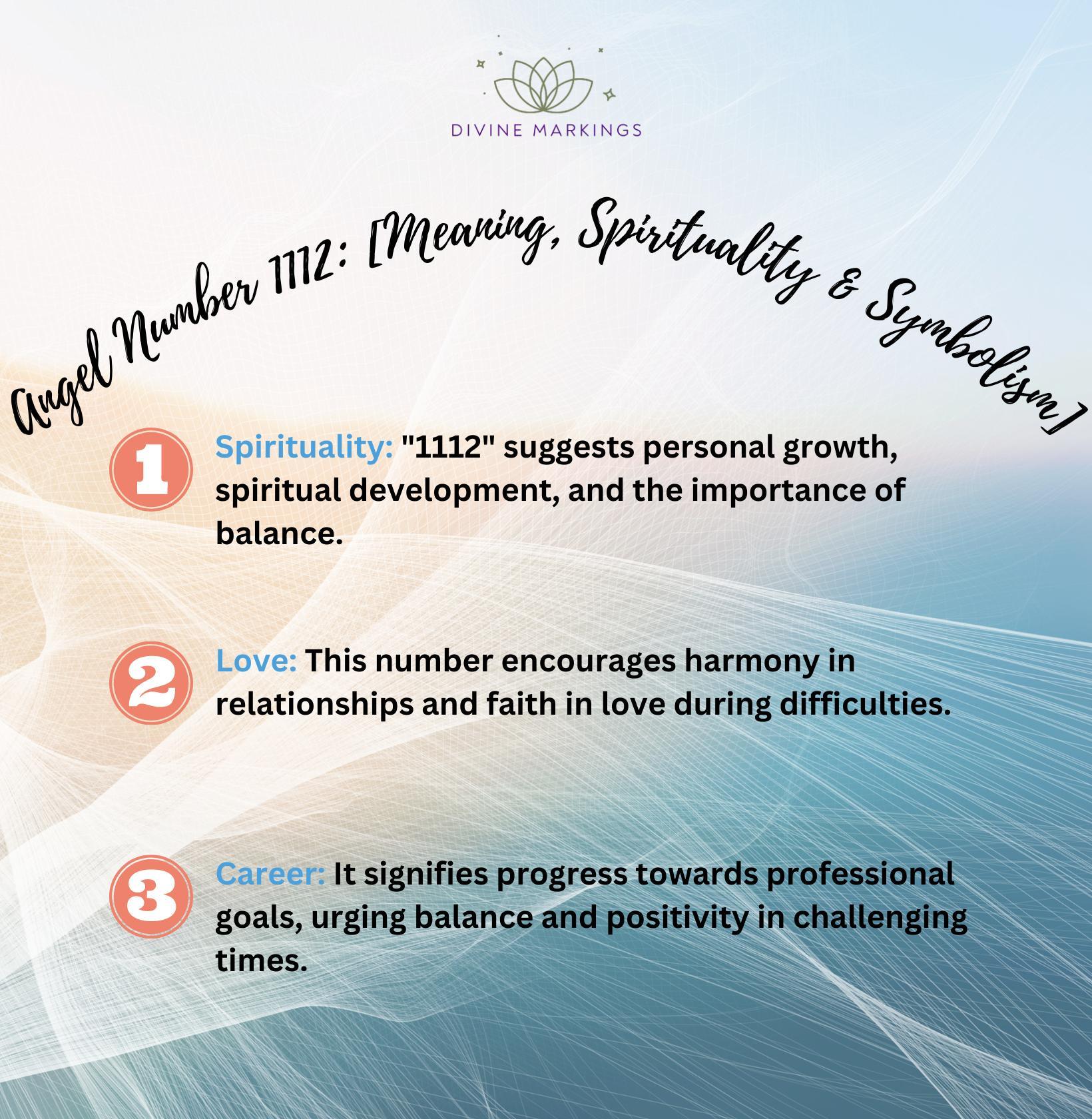 1112 Angel Number Meaning [Spirituality & Symbolism]