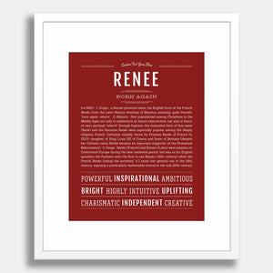Spiritual Meaning of the Name Renee