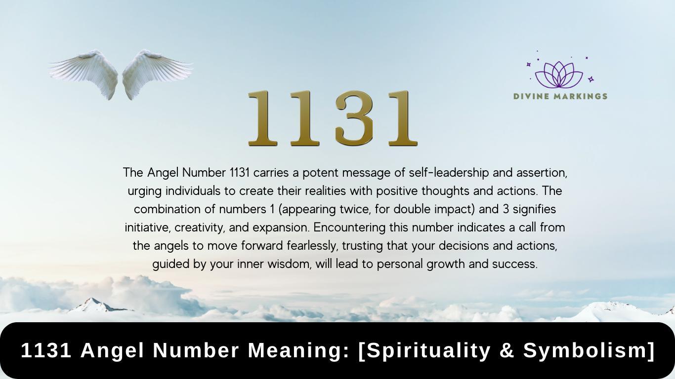 1131 Angel Number Meaning