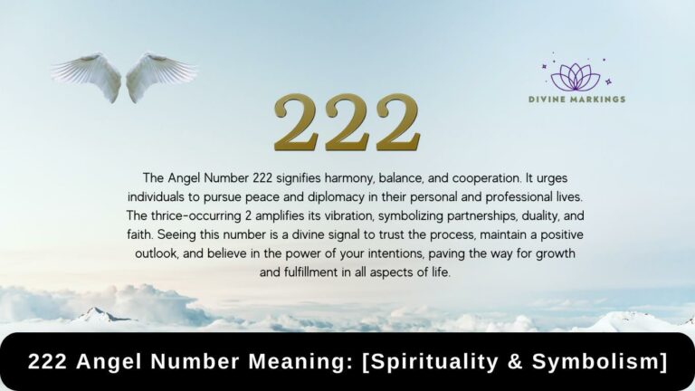 222 Angel Number Meaning: [Spirituality & Symbolism]
