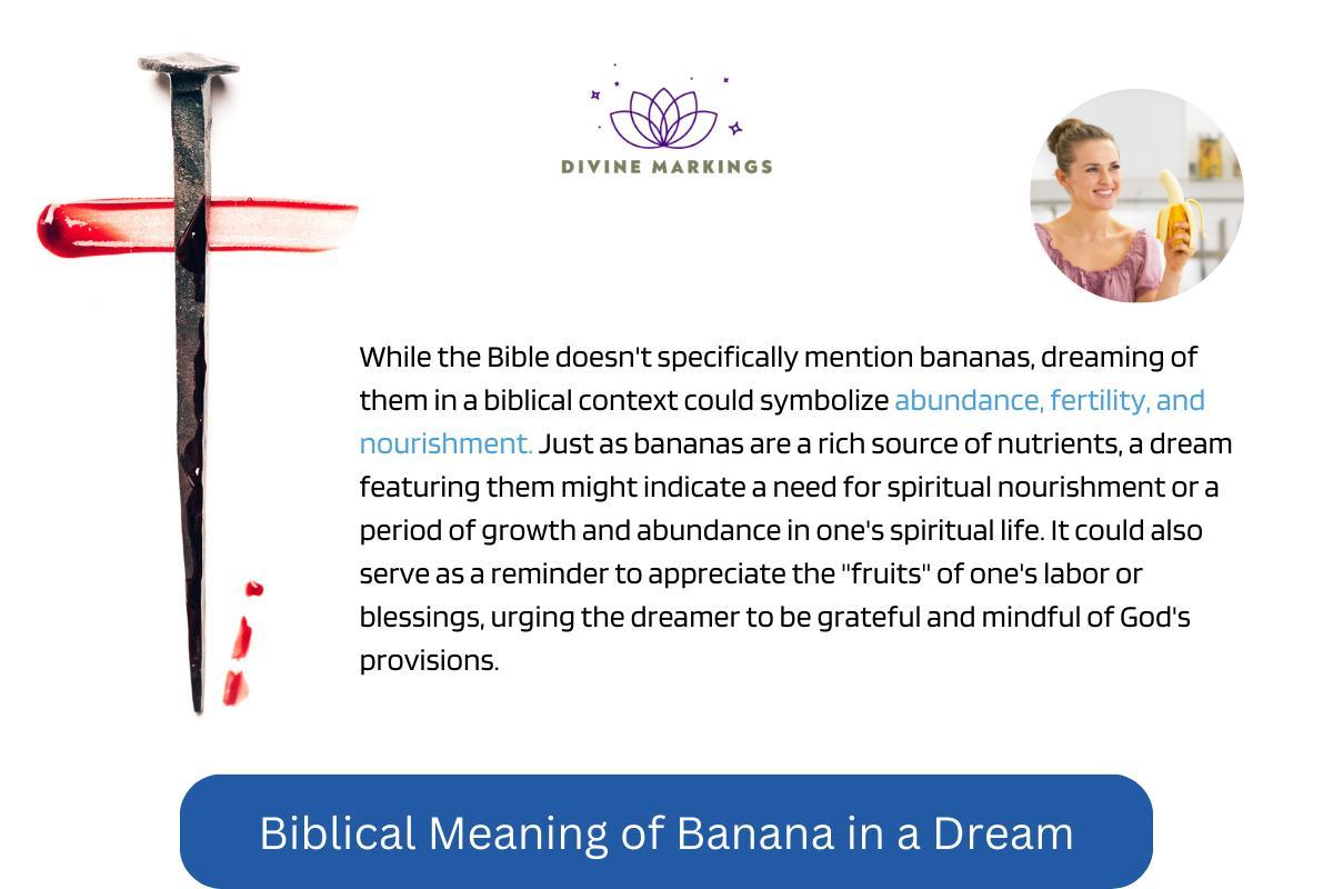Biblical Meaning of Banana in a Dream