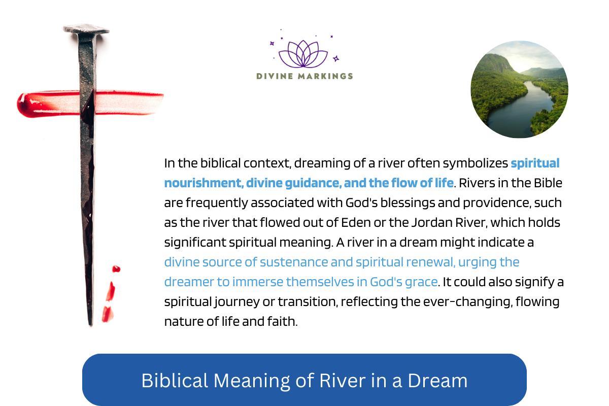 Biblical Meaning of River in The Dream