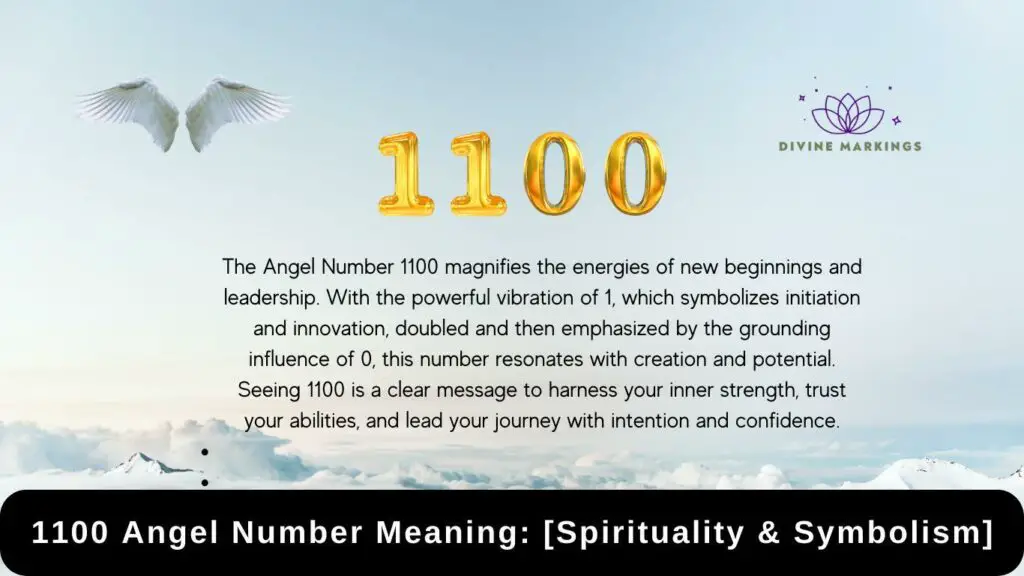 meaning of the number 1100 in the bible