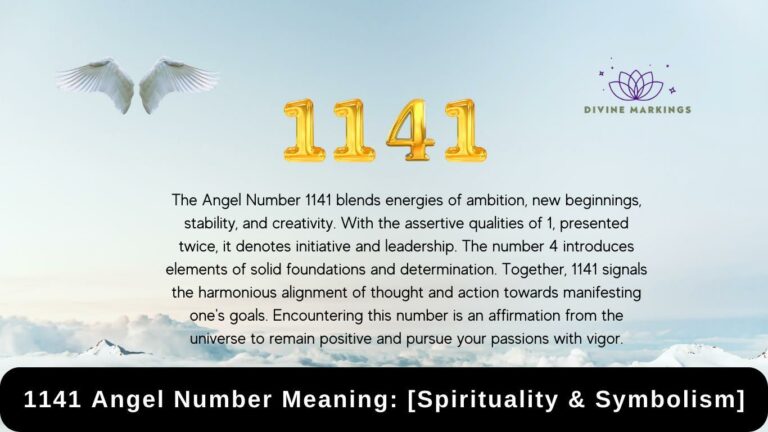 1141 Angel Number Meaning: [Spirituality & Symbolism]