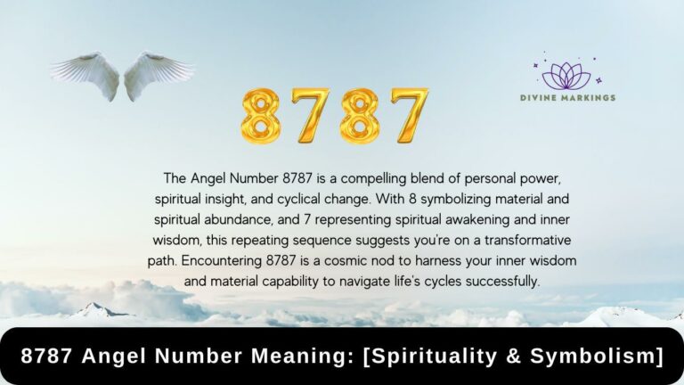 8787 Angel Number Meaning: [Spirituality & Symbolism]
