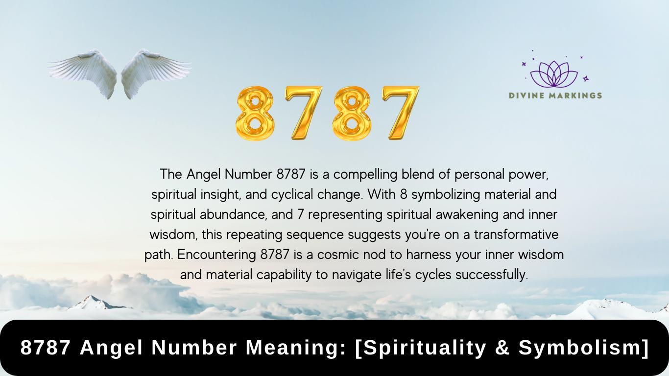 8787 Angel Number Meaning