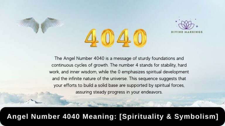 Angel Number 4040 Meaning: What Does It Signify?