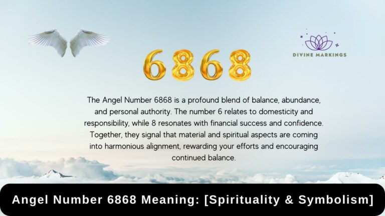 6868 Angel Number Meaning: [Spirituality & Symbolism]