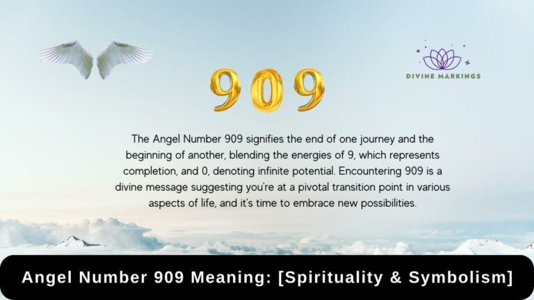 Angel Number 909 Meaning: [Spirituality & Symbolism]