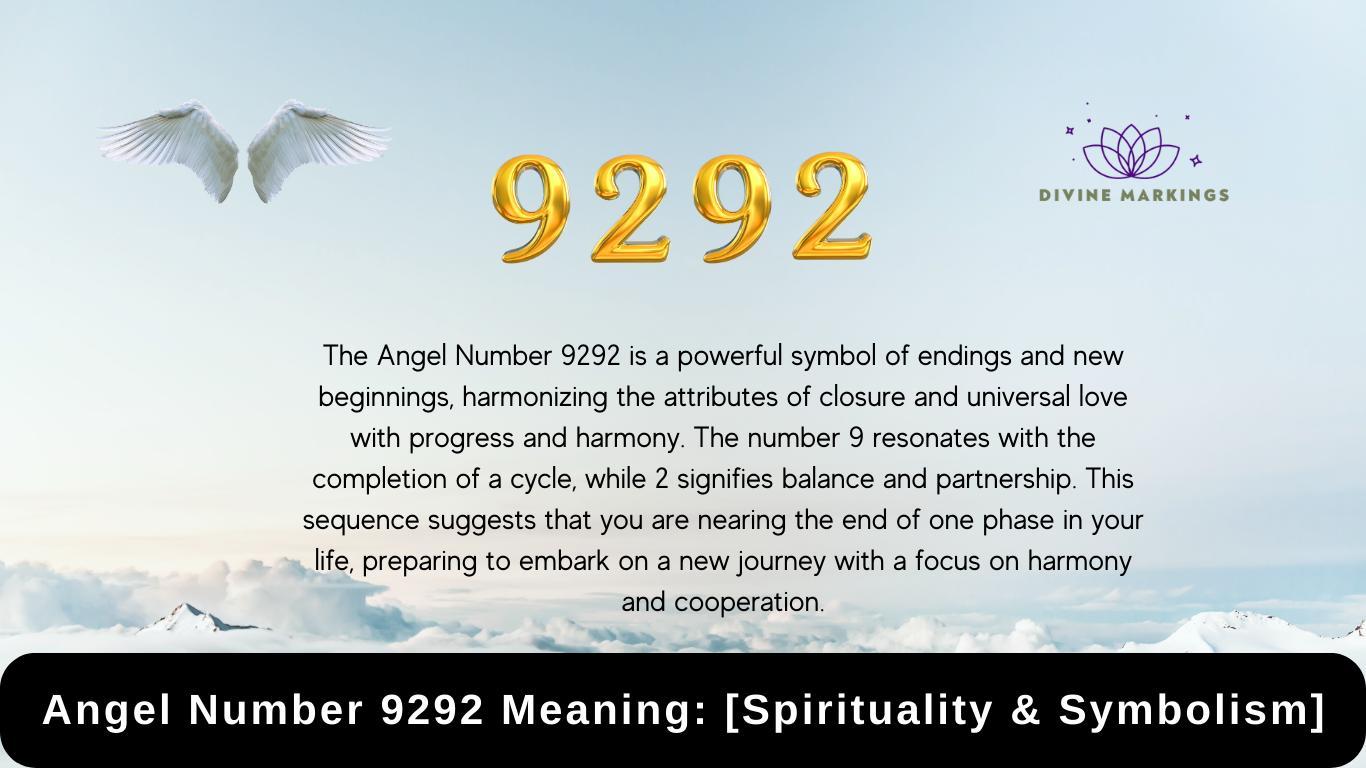 9292 Angel Number Meaning