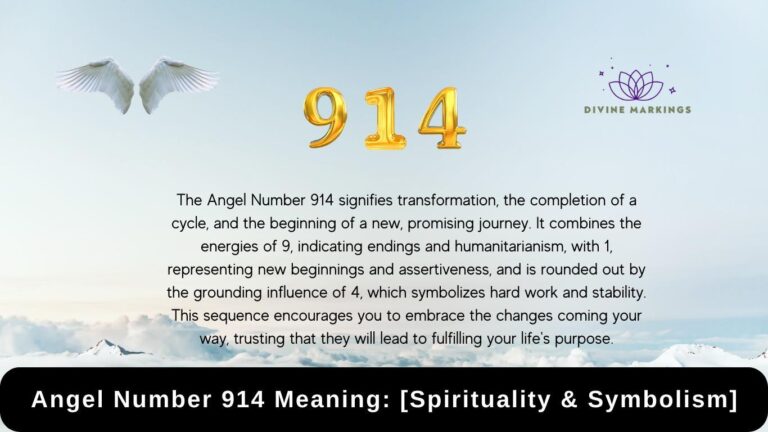 914 Angel Number Meaning: Understanding the Spiritual Significance