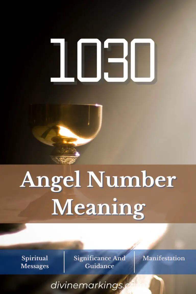 1030 Angel Number Meaning