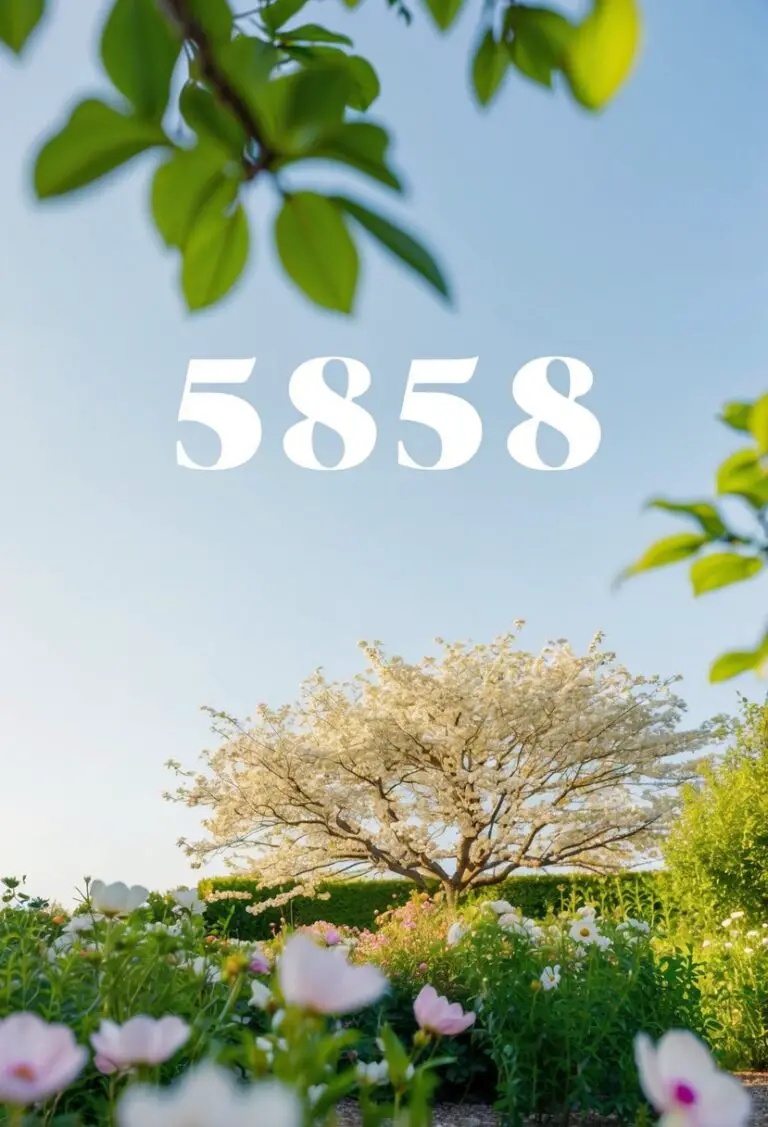 5858 Angel Number Meaning: Unveiling Its Spiritual Significance