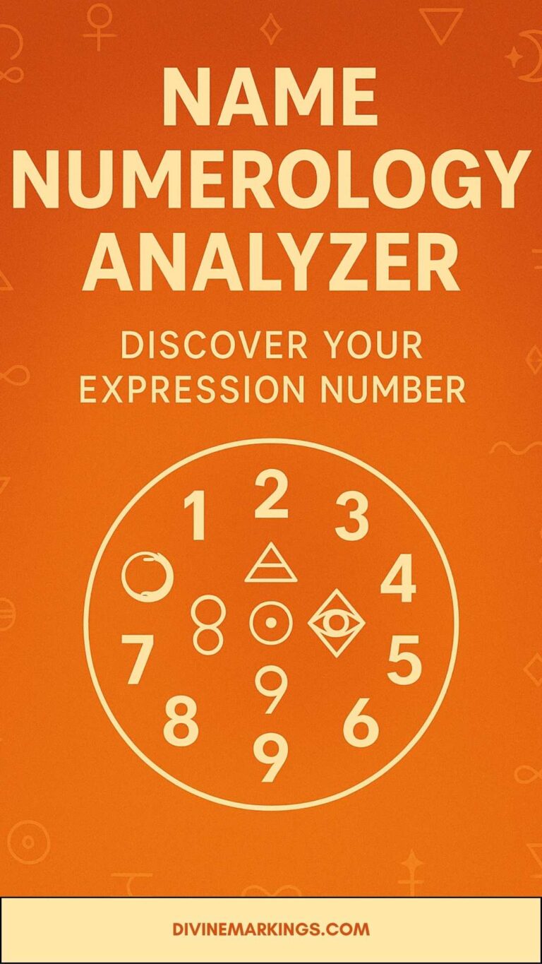 Name Numerology Analyzer: Discover Your Expression Number