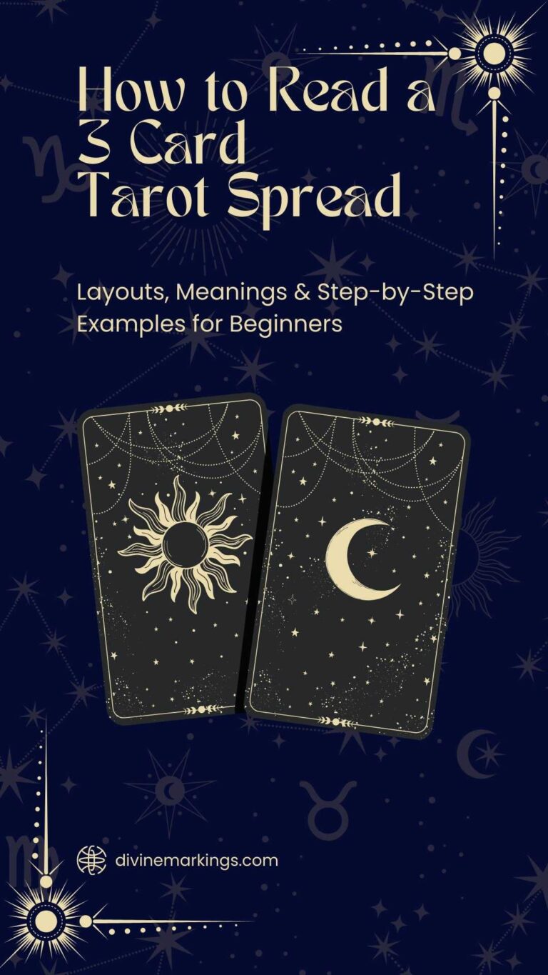 How to Read a 3 Card Tarot Spread: Layouts, Meanings & Step-by-Step Examples for Beginners