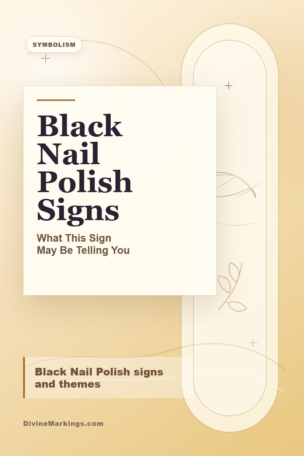 Black Nail Polish Signs biblical symbolism Pinterest image for Black Nail Polish Spiritual Meaning: [Symbolism and Significance]