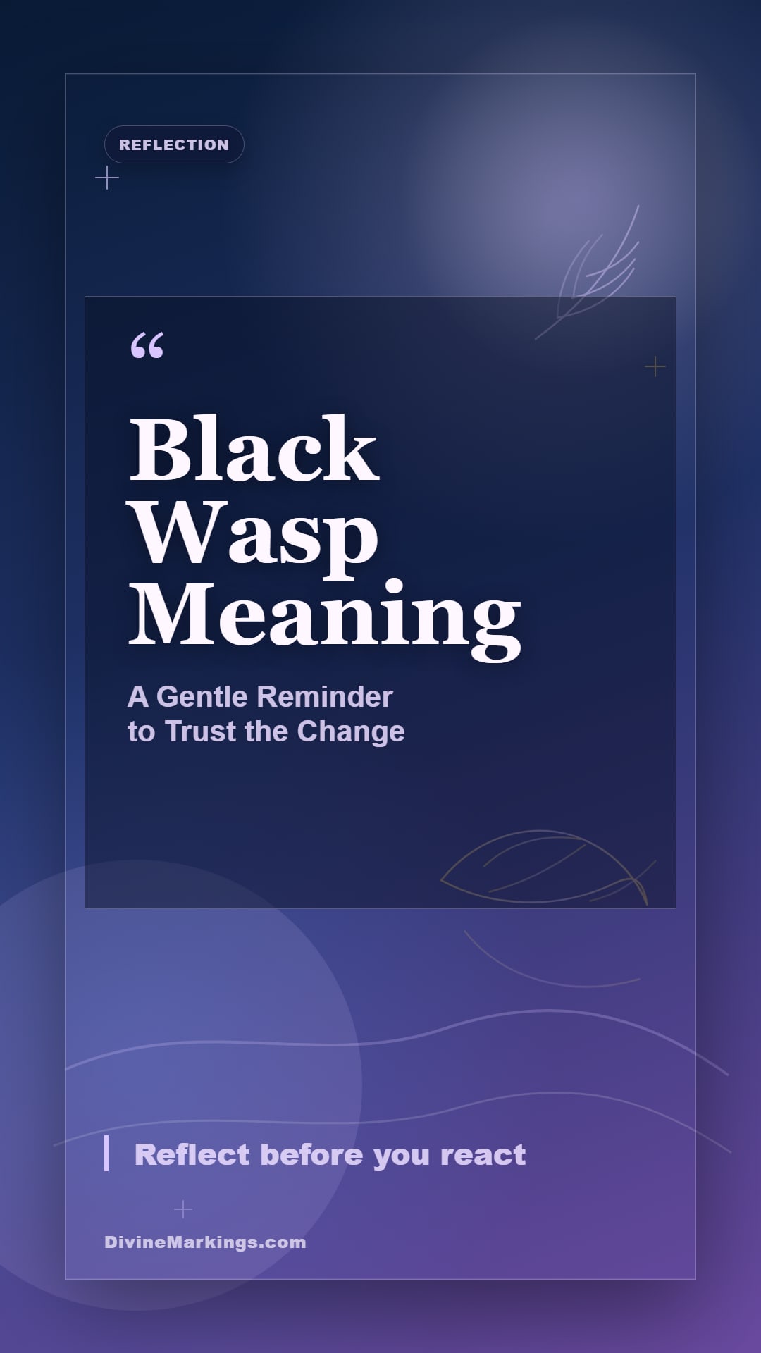 Black Wasp Meaning spiritual reflection story image for Black Wasp Spiritual Meaning: A Symbol of Strength and Resilience