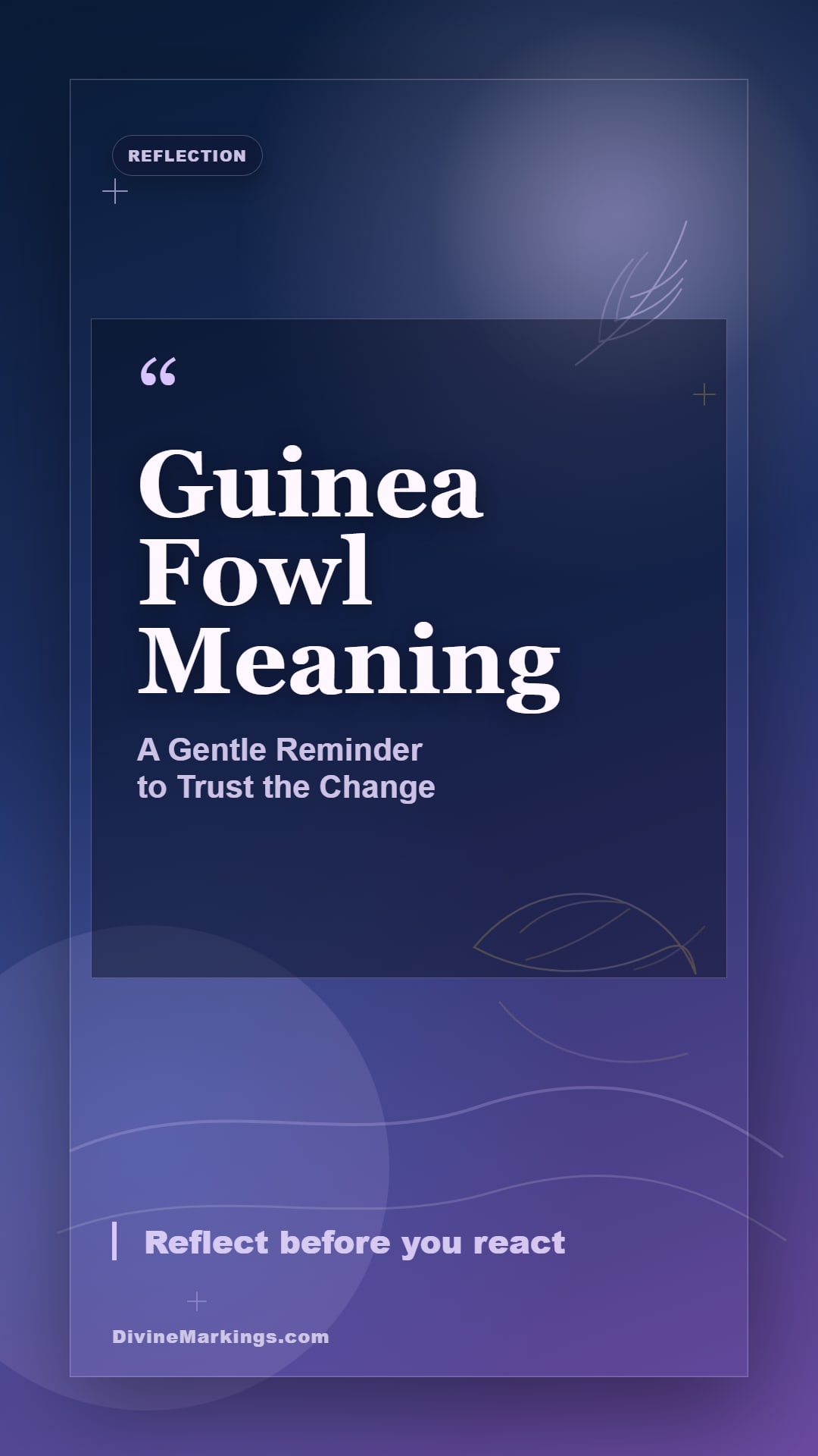 Guinea Fowl Meaning spiritual reflection story image for Guinea Fowl Spiritual Meaning: Discovering the Guidance and Wisdom They Bring
