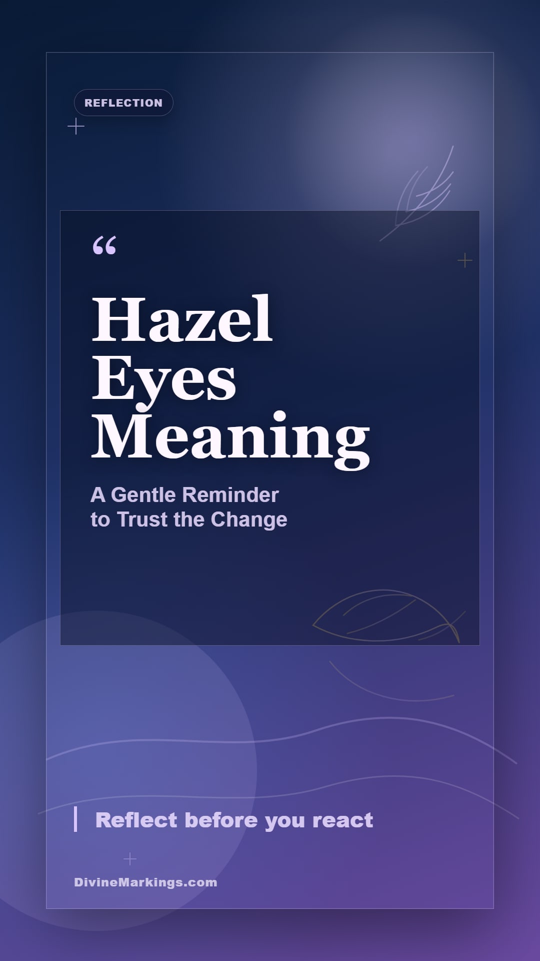 Hazel Eyes Meaning spiritual reflection story image for Hazel Eyes Spiritual Meaning: Insights into Their Mystical Significance