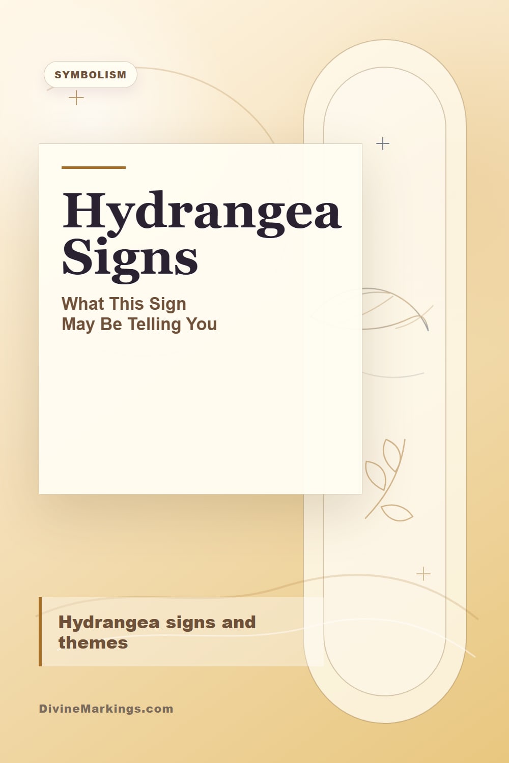 Hydrangea Signs biblical symbolism Pinterest image for Hydrangea Spiritual Meaning: Exploring Its Symbolism and Significance