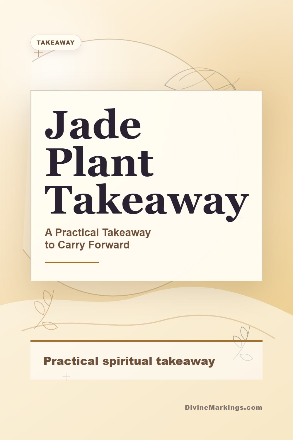 Jade Plant Takeaway practical takeaway Pinterest image for Jade Plant Spiritual Meaning: Discovering Prosperity and Good Luck